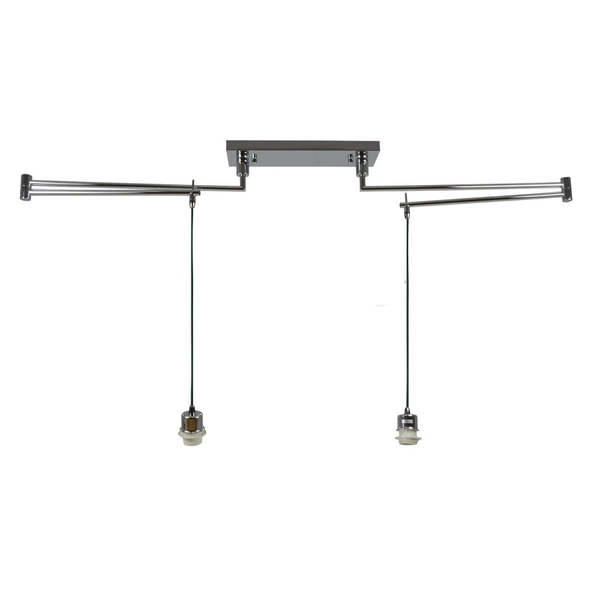 Podwójny stelaż do lampy wiszącej Natalia AZ1923 Azzardo metalowy chrom