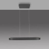 Lampa wisząca opuszczana góra-dół Q-STRETTO czarna 2688-18 2x76W 2200-5000K CCT