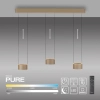 Wisząca lampa sterowana na pilot PURE CLIPSE brązowa 2473-97 3xLED 5W 2200-5000K CCT