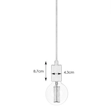 Czarna lampa wisząca Sky 107366 loftowy zwis nad wyspę do kuchni