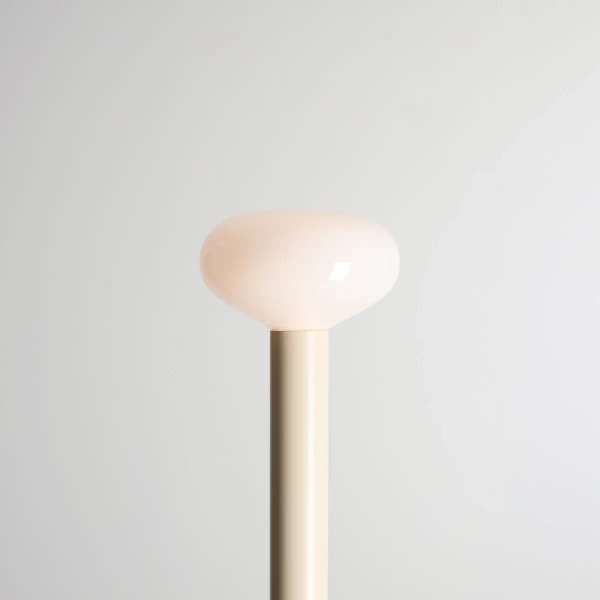 Owalna lampa stojąca Flo Floor Cream 7000A9_M kremowa