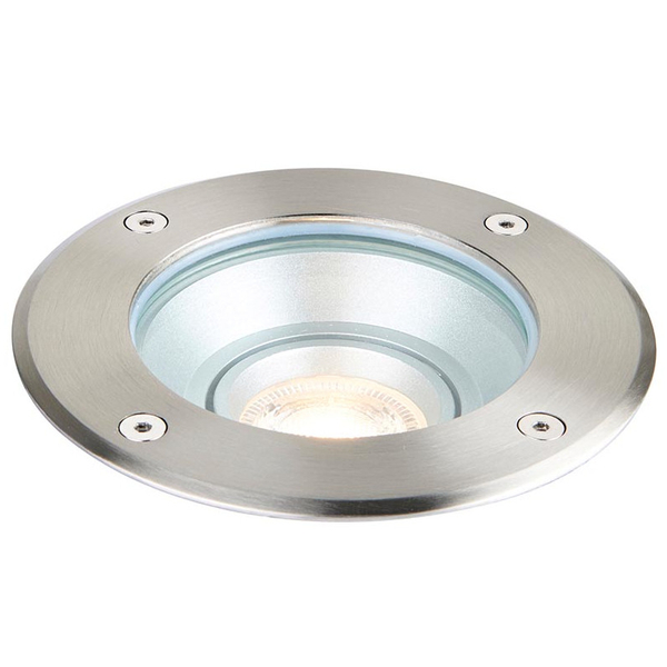 Podtynkowa lampa metalowa Pillar 99550 okrągłe oczko chrom