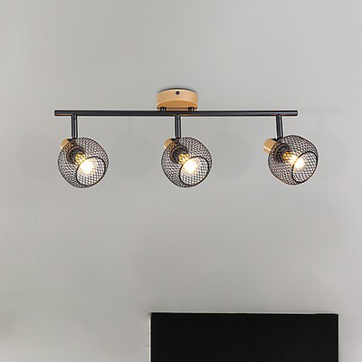 Sufitowa lampa loft Grendel 3129 reflektorki nad obraz ruchome czarne