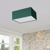 Kwadratowa lampa sufitowa VERDE MLP7874 Milagro plafon zielony