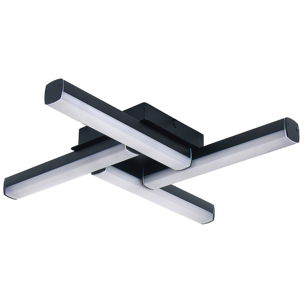 Nowoczesna lampa sufitowa Evan LED 18W 4000K do łazienki czarna