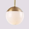 LAMPA wisząca DALLAS P0241 Maxlight szklana OPRAWA zwis kula ball złota