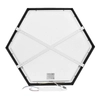 Sufitowa lampa geometryczna Hexagon 1227 LED 40W 4000K czarny