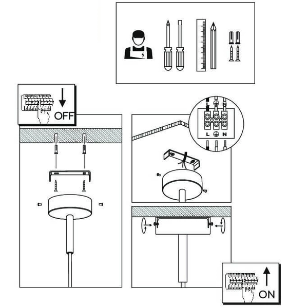Salonowa lampa wisząca pleciona Mahaka 5178 Shilo bawełniana beżowy