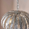 Designerska lampa wisząca do jadalni srebrna Delphine OUTLET