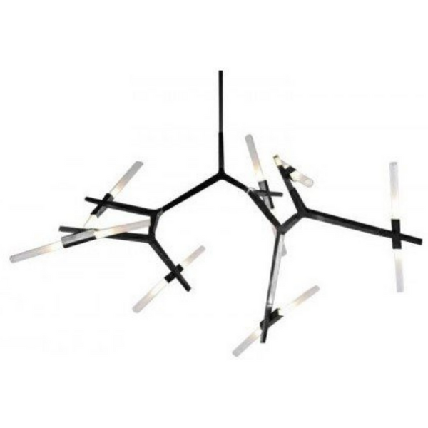 Wisząca lampa do jadalni Sticks ST-1001-14 black Step sticks sople czarne