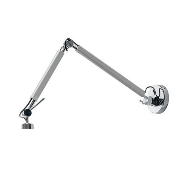Metalowy stelaż do lampy ściennej Zyta AZ2295 Azzardo regulowany srebrny