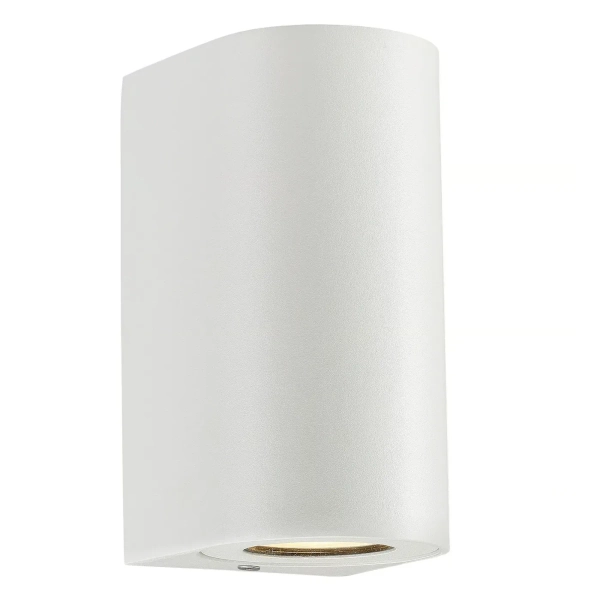 Zewnętrzna lampa ścienna tuba Canto 49721001 IP44 na elewację biały