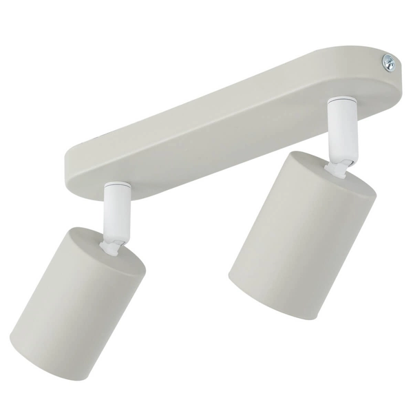 Sufitowa lampa do jadalni Livia 10239 podwójna tubki regulowana beżowa