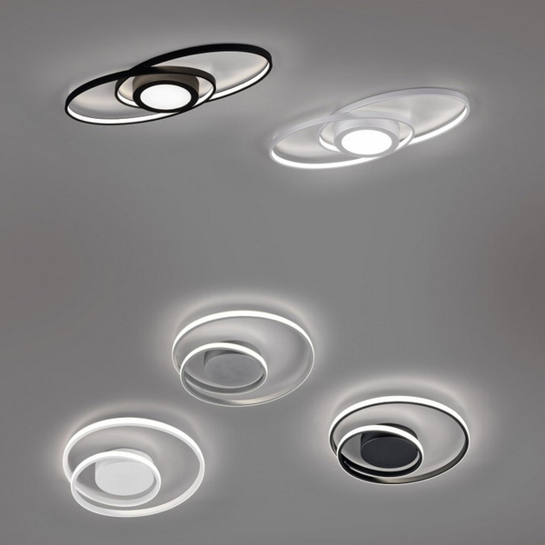 Plafoniera Galaxy R62991142 pierścienie LED 27W 3000K antracyt
