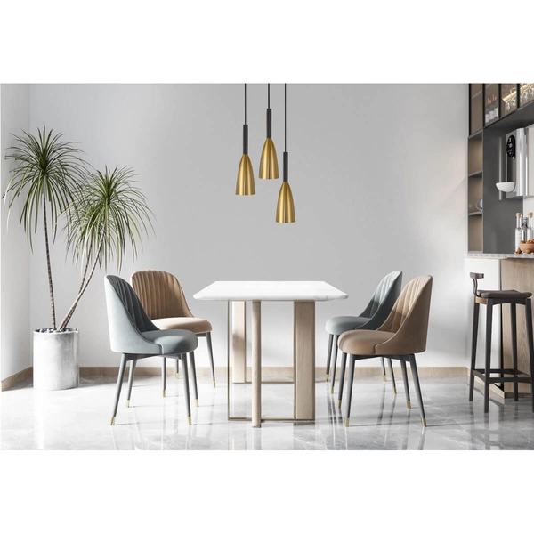 Wisząca LAMPA hygge SOLIN LP-181/1P GD Light Prestige metalowa OPRAWA sopel zwis złoty czarny