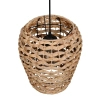 Ekologiczna lampa wisząca JEAN R36221036 do salonu czarny naturalny