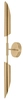 2-płomienna lampa ścienna Locca MSE010400225 złota