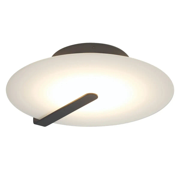 Ścienna lampa do salonu Nuvola QN-NUVOLA-F-M-BK LED 18W 3000K czarna biała