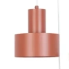 Metalowa lampa wisząca Rif 3 41167 do jadalni tuba ceglana