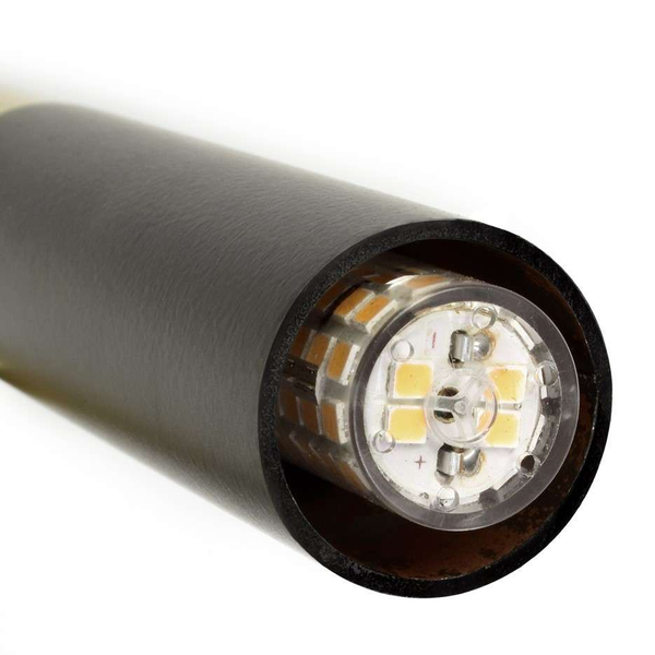 Ścienna lampa loft MONZA MLP6332 metalowa tuba kinkiet regulowany czarny