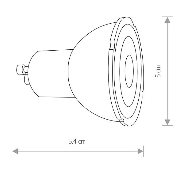 Żarówka Reflektor 9180 LED GU10 R50 7W 3000K 230V biała ciepła