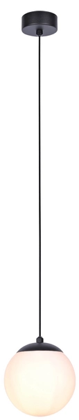 Pojedyncza lampa wisząca Savoy K-4920 biała czarna