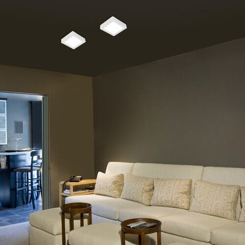 Salonowa lampa sufitowa SHAUN2 71208 LED 15W 3000K kwadratowa biała
