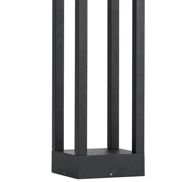 Zewnętrzna LAMPA stojąca STRUCTURE LED 8145 Nowodvorski metalowa OPRAWA ogrodowa LED 13W 3000K outdoor IP54 czarna