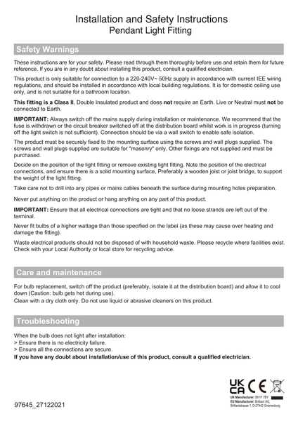 Salonowy żyrandol L&-197645 Light& LED 131W 3000k serpentyna złota