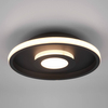 Łazienkowy plafon ASCARI 680810332 Trio LED 28W 3000K IP44 czarny biały