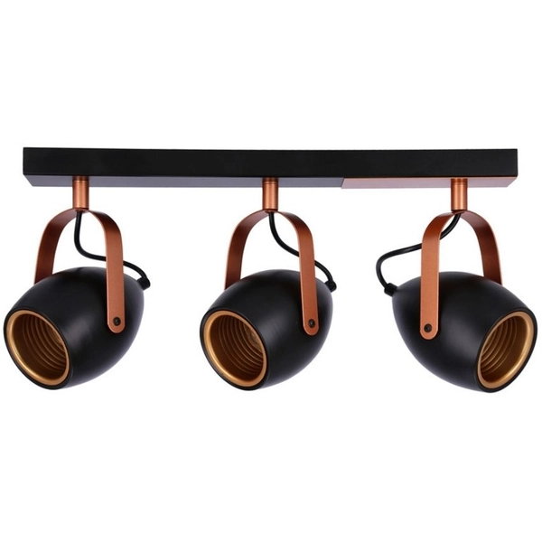 Potrójna lampa sufitowa Anica 93-82589 Candellux regulowana czarna