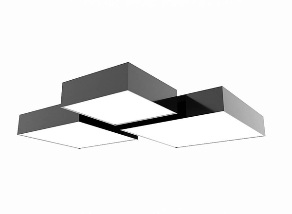 Sufitowa LAMPA SL.0138 kwadratowa OPRAWA natynkowa PLAFON biały
