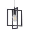 LAMPA wisząca EDEN 32231 Sigma metalowa OPRAWA zwis ramki do salonu czarne