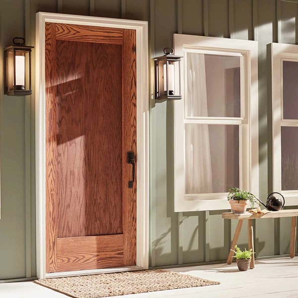 Latarnia naścienna ogrodowa KL-SOUTH-HOPE-M Kichler klasyczna brązowa