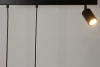Kulista lampa wisząca do salonu Tavira 41263 metalowa tubka czarna