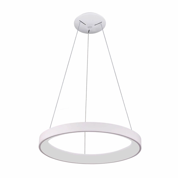 Wisząca lampa ring Vico PND-53675-058RPC-WH-3KS4K-TRDIMM Italux LED 48W 3000-4000K biały