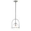 Wisząca lampa QN-SOMERSET-P-C-BN zwis ball kula nikiel