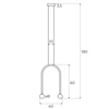 Lampa zwisowa do salonu Enigma P0514 Maxlight LED 4W 3000K kulista złota