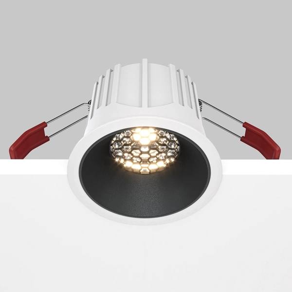 Downlight sufitowy Alfa DL043-01-15W3K-D-RD-WB LED 15W 3000K biały czarny
