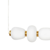 Wisząca lampa BRILLA ST-CP241210-6L GOLD LED 69W 3000K złoty biały