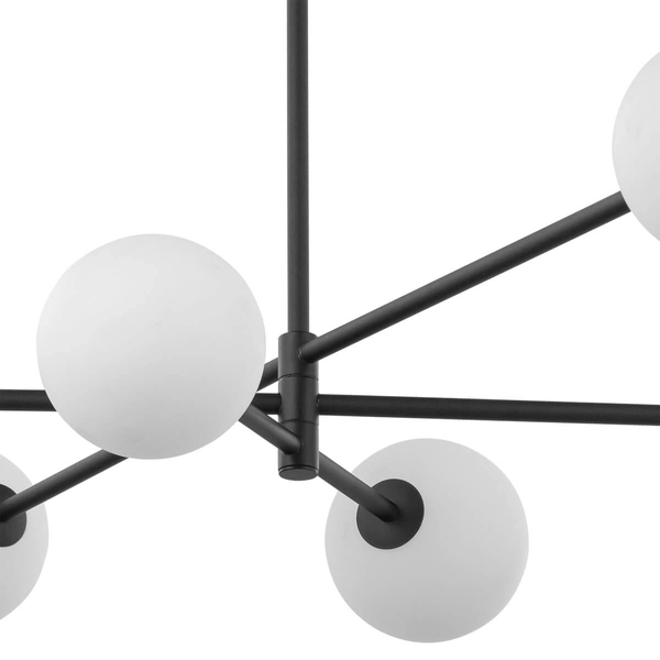 Lampa nasufitowa Sarius 4732 TK Lighting kule metalowa czarna biała