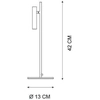 LAMPKA biurkowa PHILON  79581/05/30 Lucide stołowa LAMPA regulowana LED 4,5W 3000K stojąca czarna