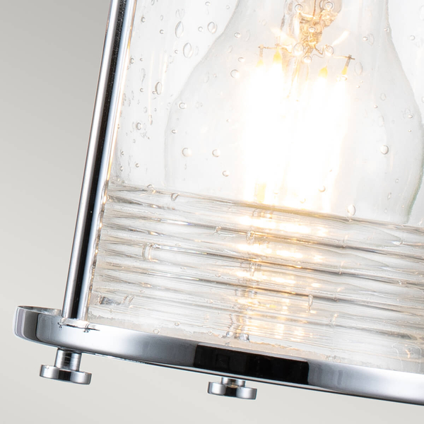 Łazienkowa ścienna lampa Ashland Bay QN-ASHLANDBAY3-PC-BATH Quintiesse IP44 chrom