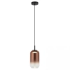 Kuchenna lampa wisząca 23219 LED 12W 3000K szklana miedziana czarna
