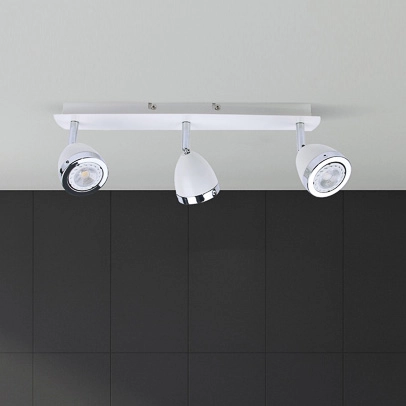 Plafoniera LAMPA regulowana CALASA SPL-9372-3A WH Italux metalowe reflektorki sufitowe białe chrom