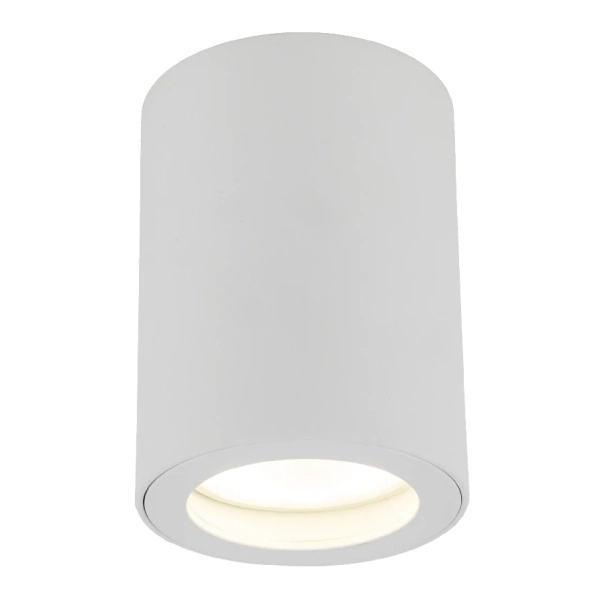 Sufitowa lampa natynkowa Ligno 10932 tuba okrągły IP44 biały