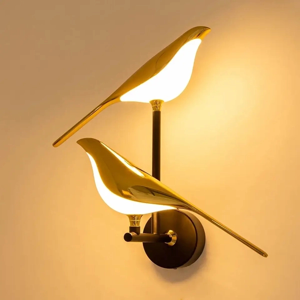 Kinkiet ścienny BIRD MSE1501100458 Moosee LED 14W 3000K ptaki złoty