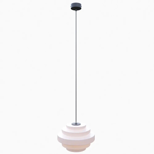 Szklana wisząca lampa Filo Milky 9000PL_G1_L do kuchni biała czarna