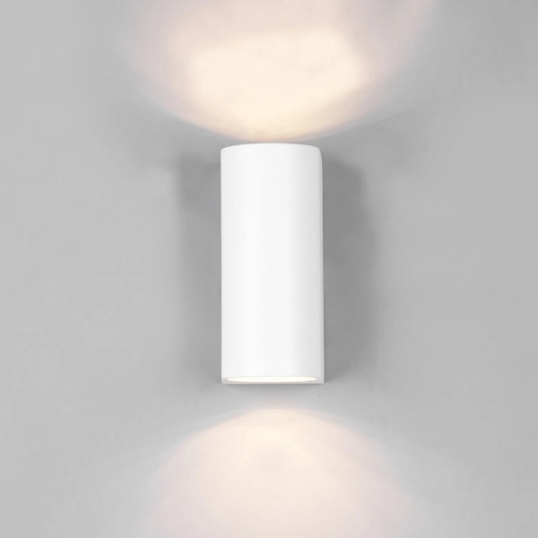 Metalowa lampa ścienna góra-dół ORVIE DL231204260 na elewację IP44 biała