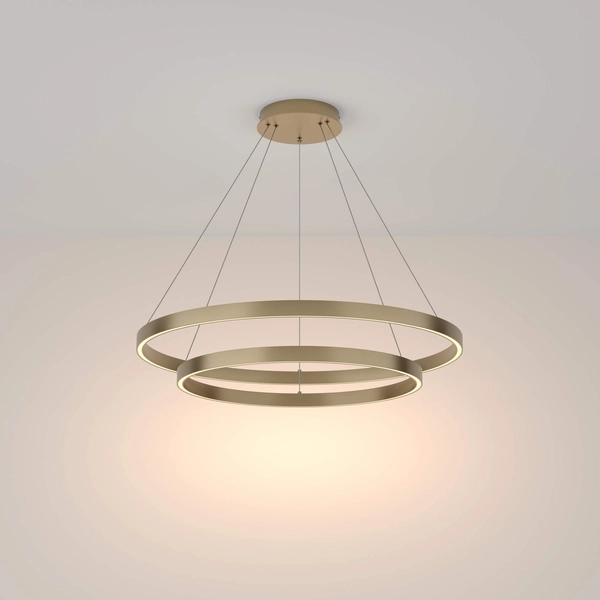 Wisząca lampa na linkach Rim MOD058PL-L74BS3K LED 88W mosiądz